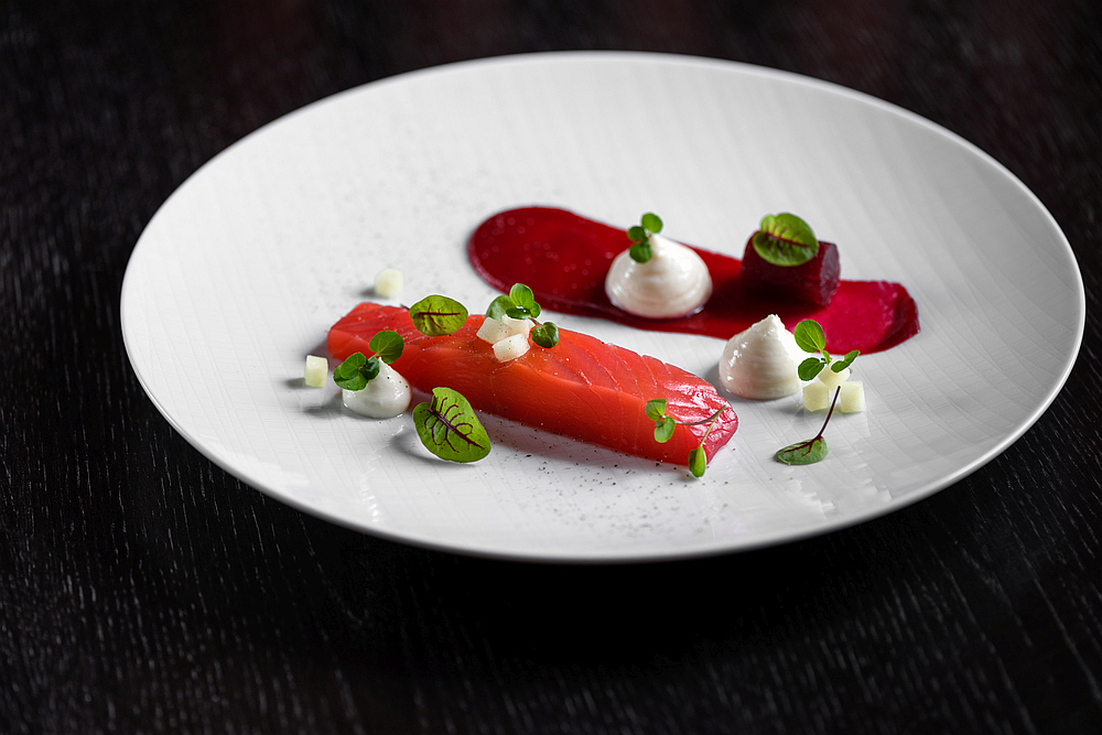 Cold-starter - Goat-cheese-mousse-TheKitchenCaters-Catering-Budapest